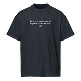 Before I Believed in Myself, Claude Did - Men’s box tee