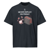 Never Deploy On Friday - Men’s box tee
