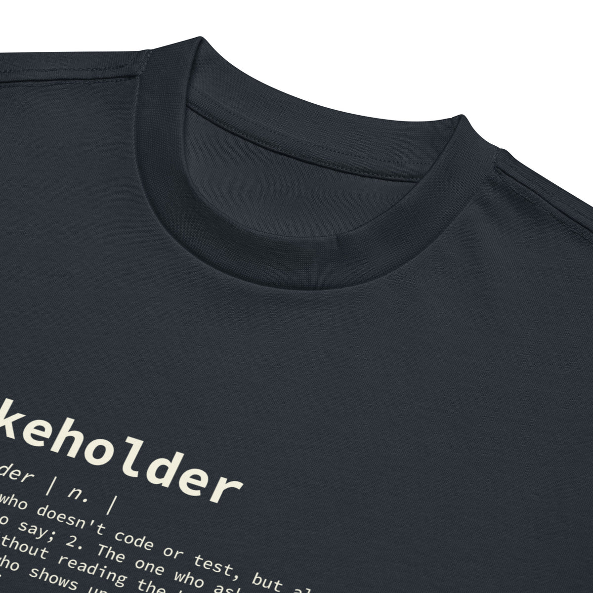 Stakeholder Definition - Men’s box tee