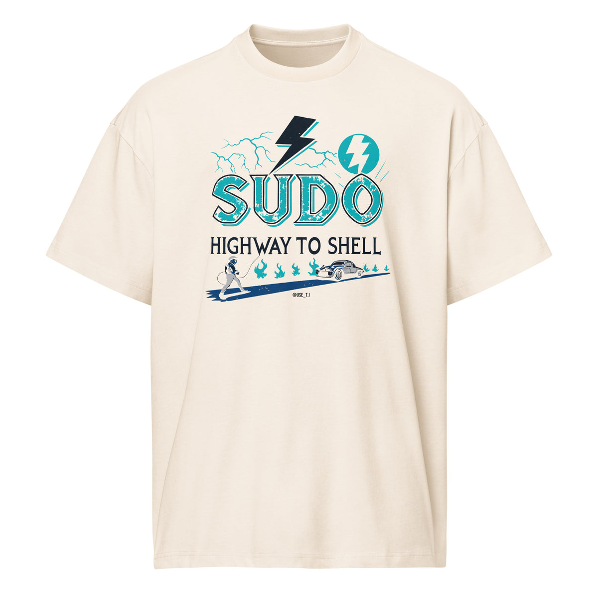 Sudo - Highway to Shell Linux - Men’s box tee