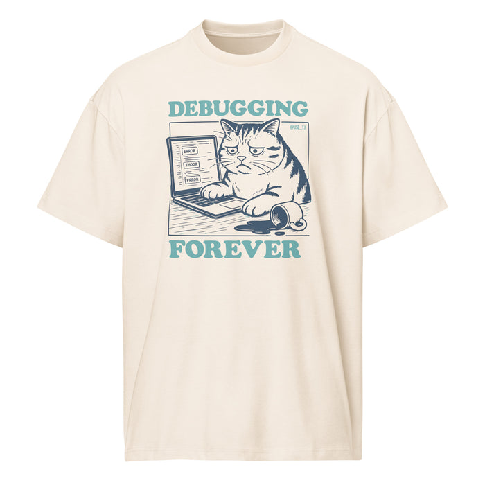 Debugging Forever - Cat Edition - Men’s box tee
