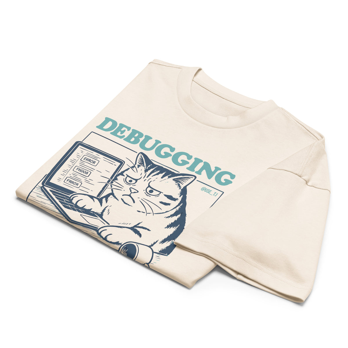 Debugging Forever - Cat Edition - Men’s box tee