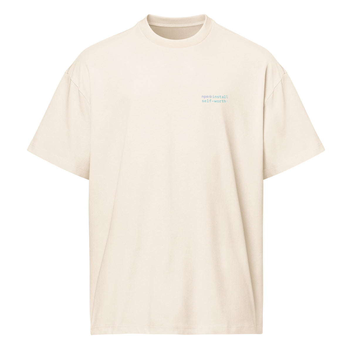 npm install self-worth - Men’s box tee