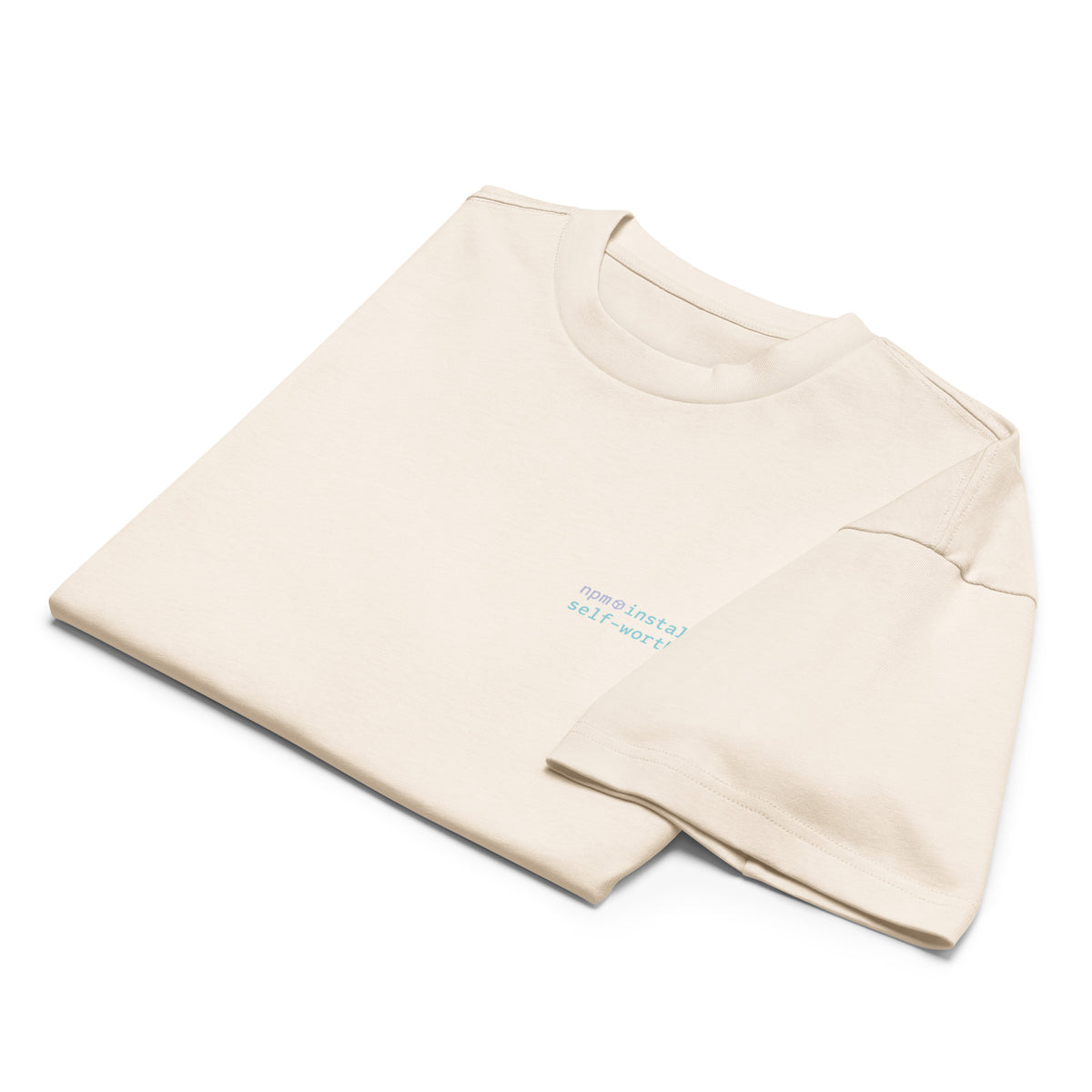 npm install self-worth - Men’s box tee
