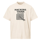 Hacker Think Outside - Men’s box tee