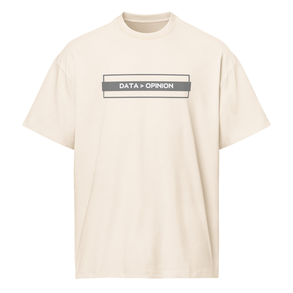 Data > Opinion - Men’s box tee