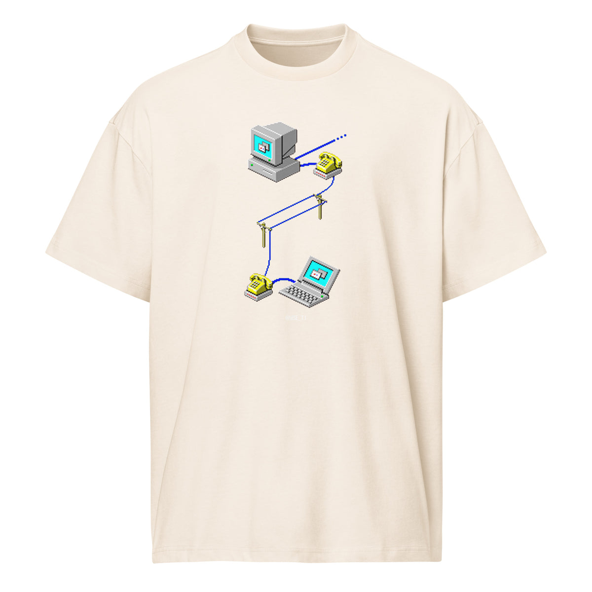 Dial-Up Connection Retro Tee - Men’s box tee