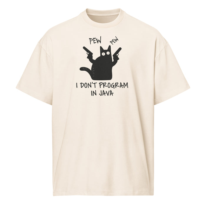 I Don’t Program in Java - Men’s box tee