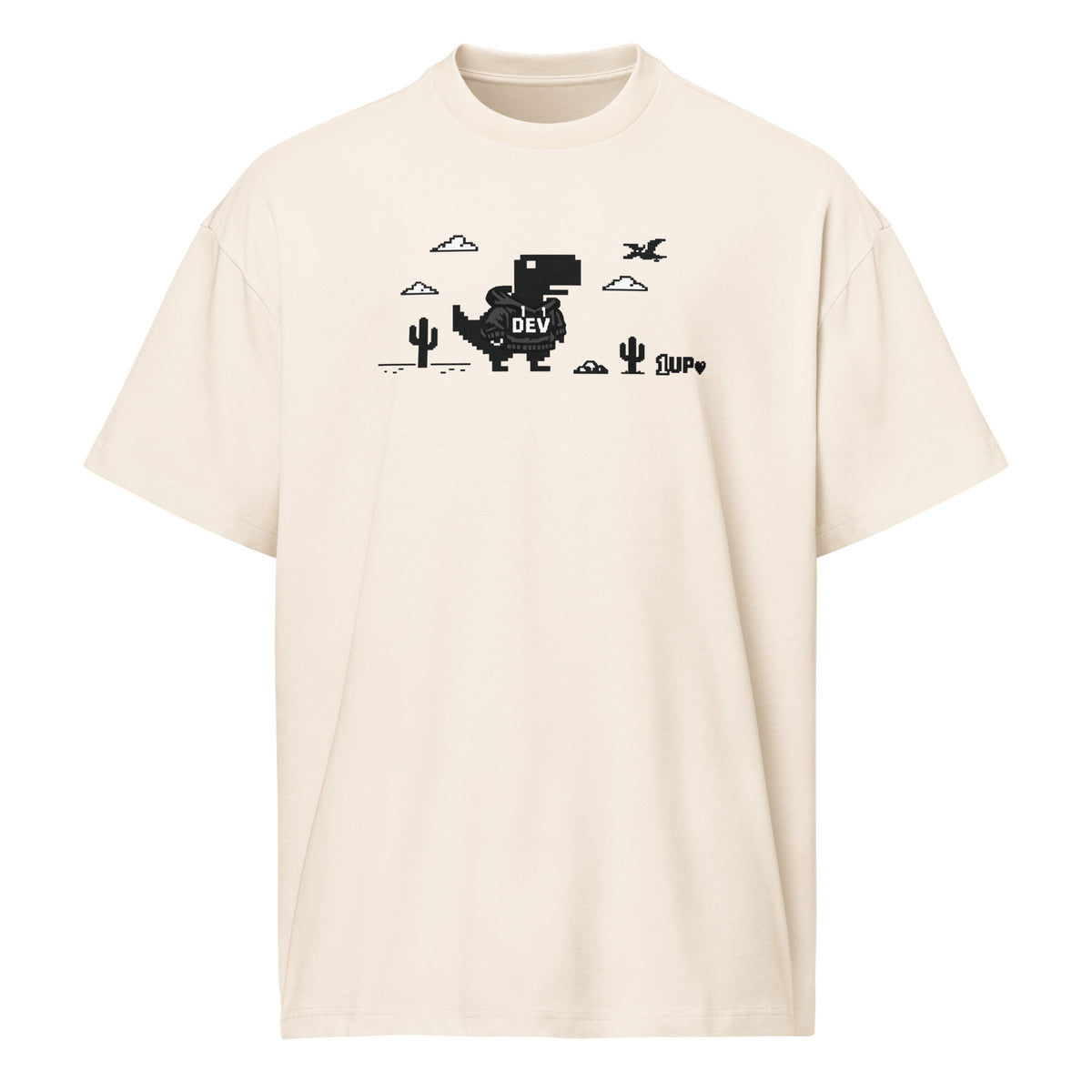 Dino Dev 1UP - Men’s box tee