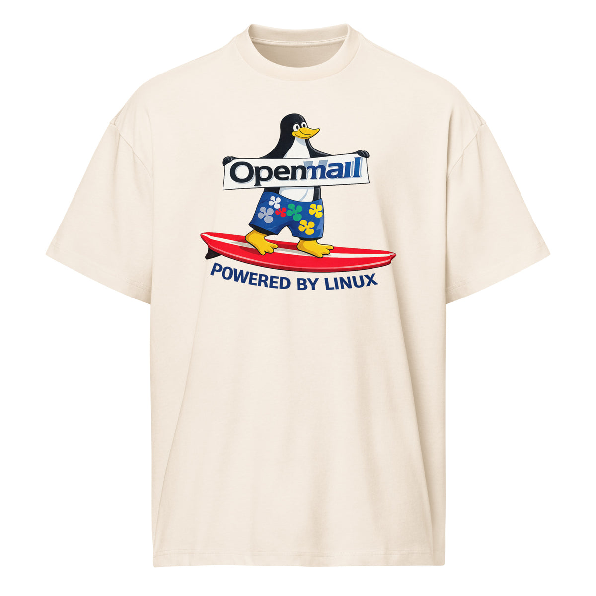 Openmail – Powered by Linux - Men’s box tee