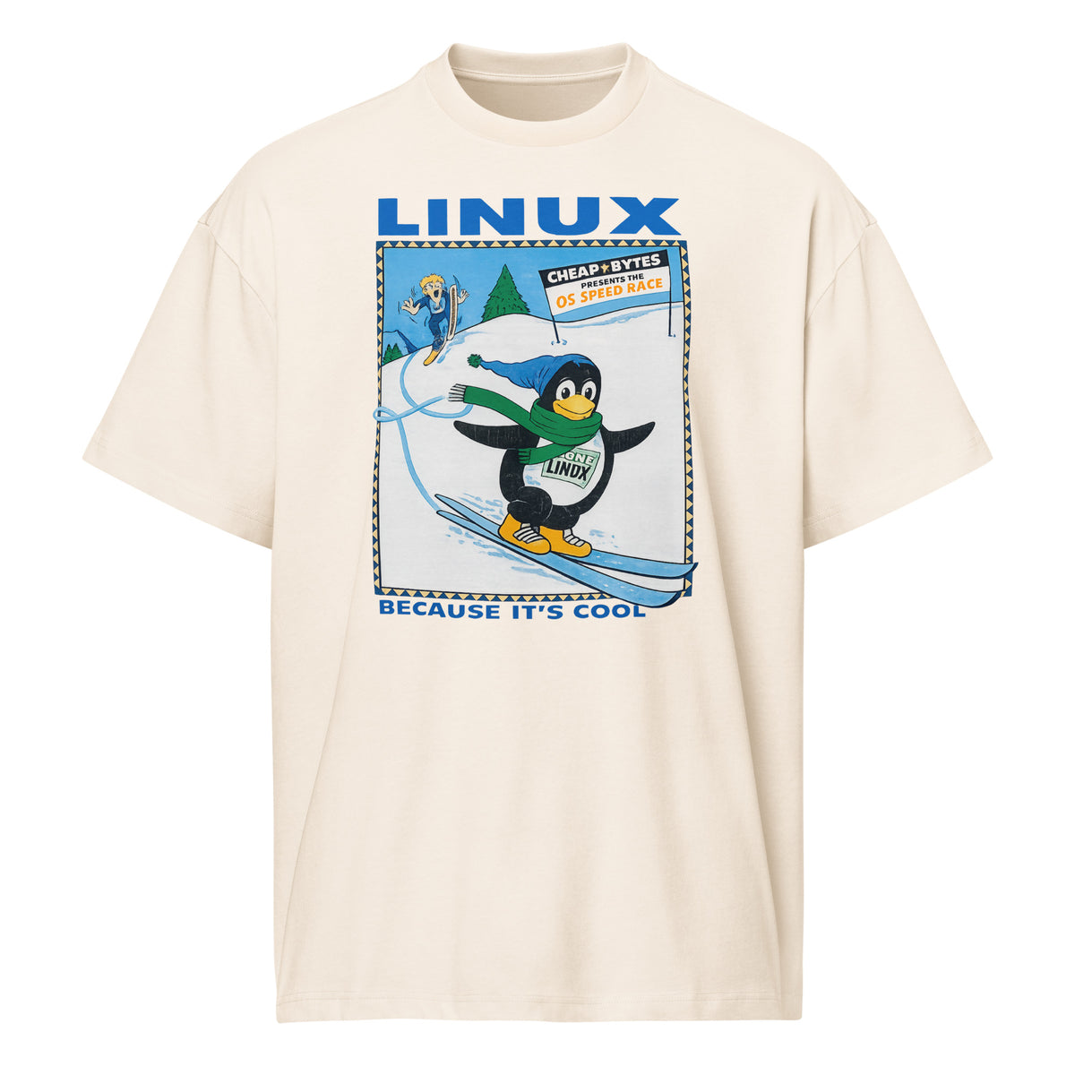 Linux Speed Race - Men’s box tee