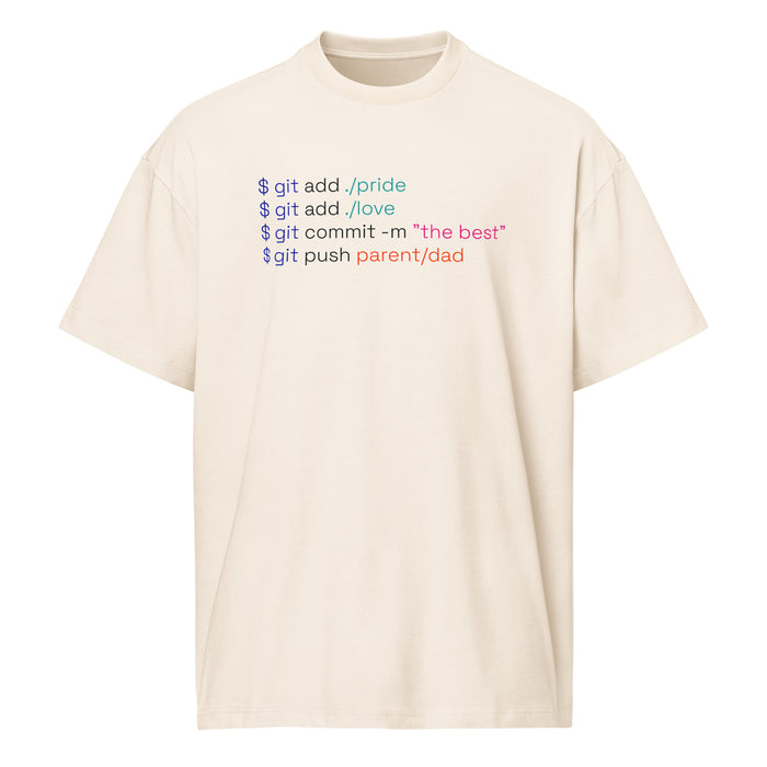 Git Dad Commit - Men’s box tee