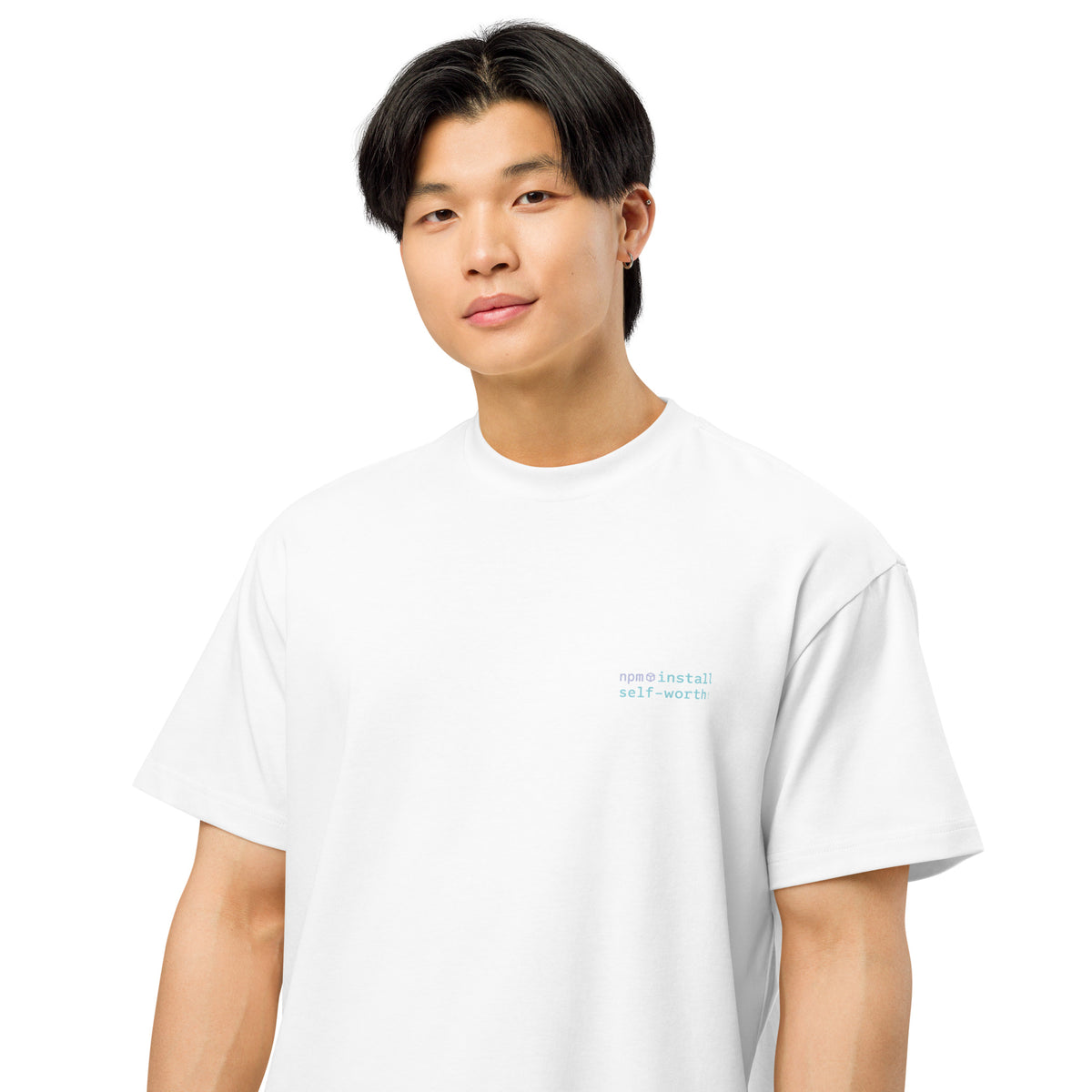 npm install self-worth - Men’s box tee