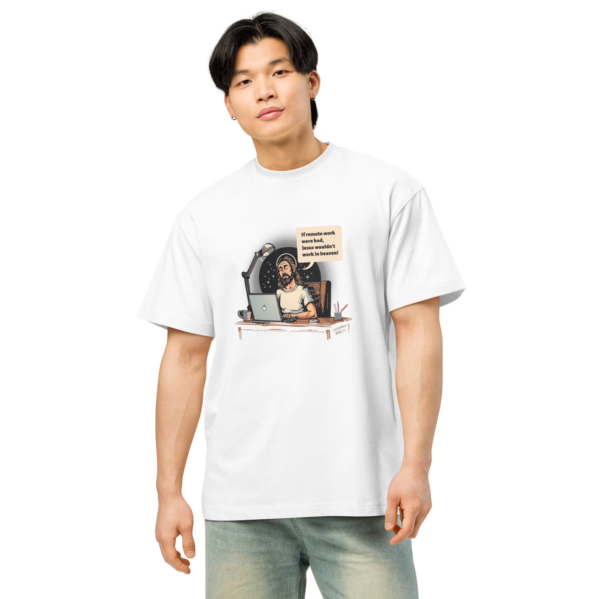 If Remote Work Were Bad - Men’s box tee