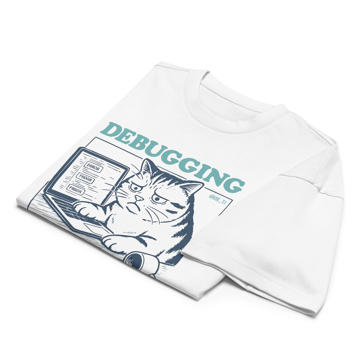 Debugging Forever - Cat Edition - Men’s box tee