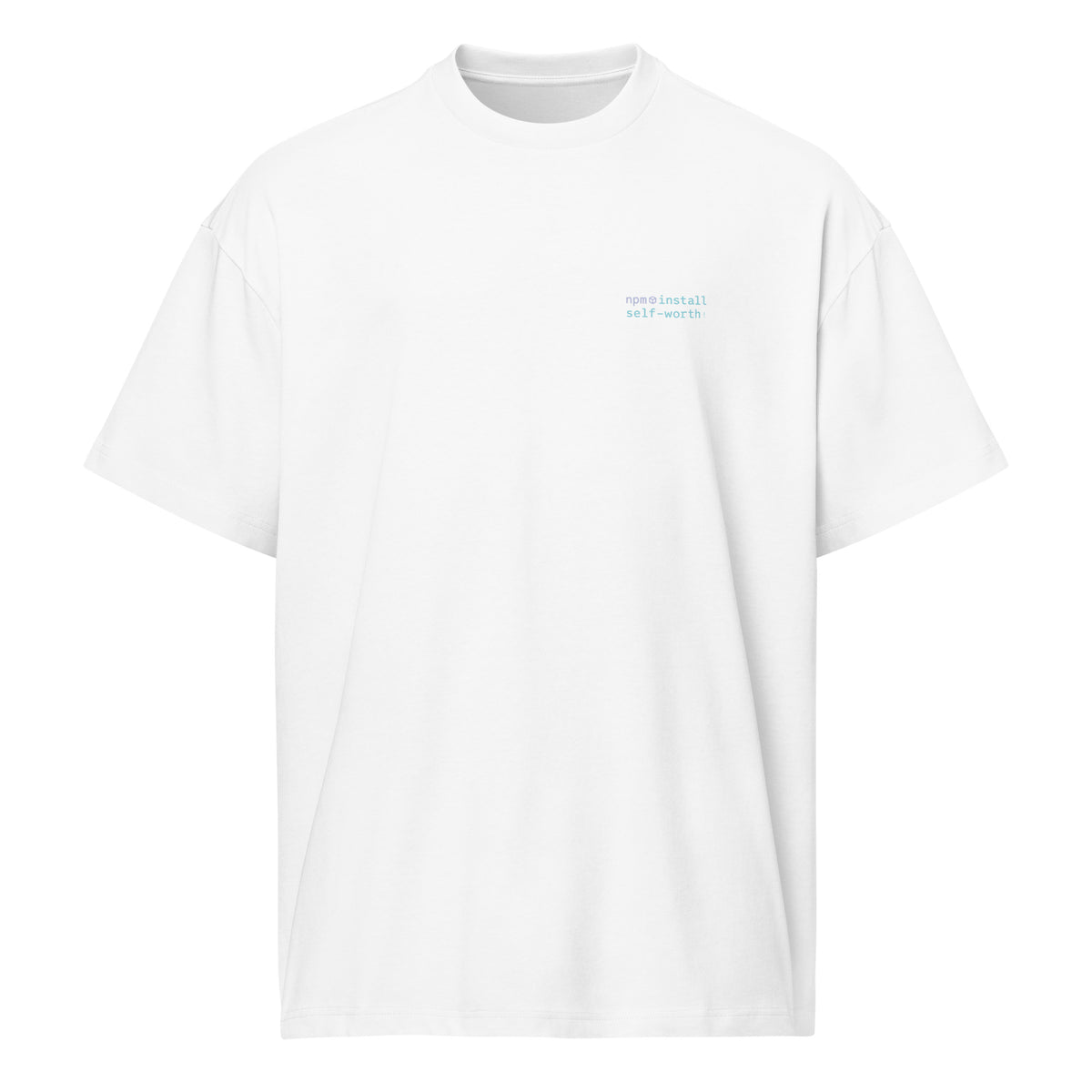 npm install self-worth - Men’s box tee