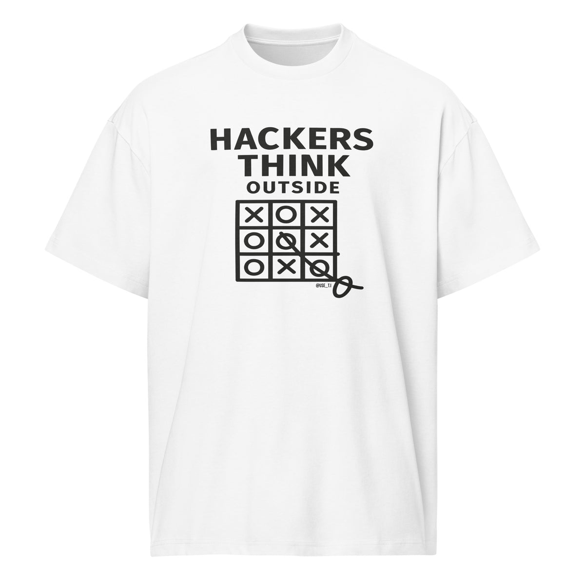 Hacker Think Outside - Men’s box tee