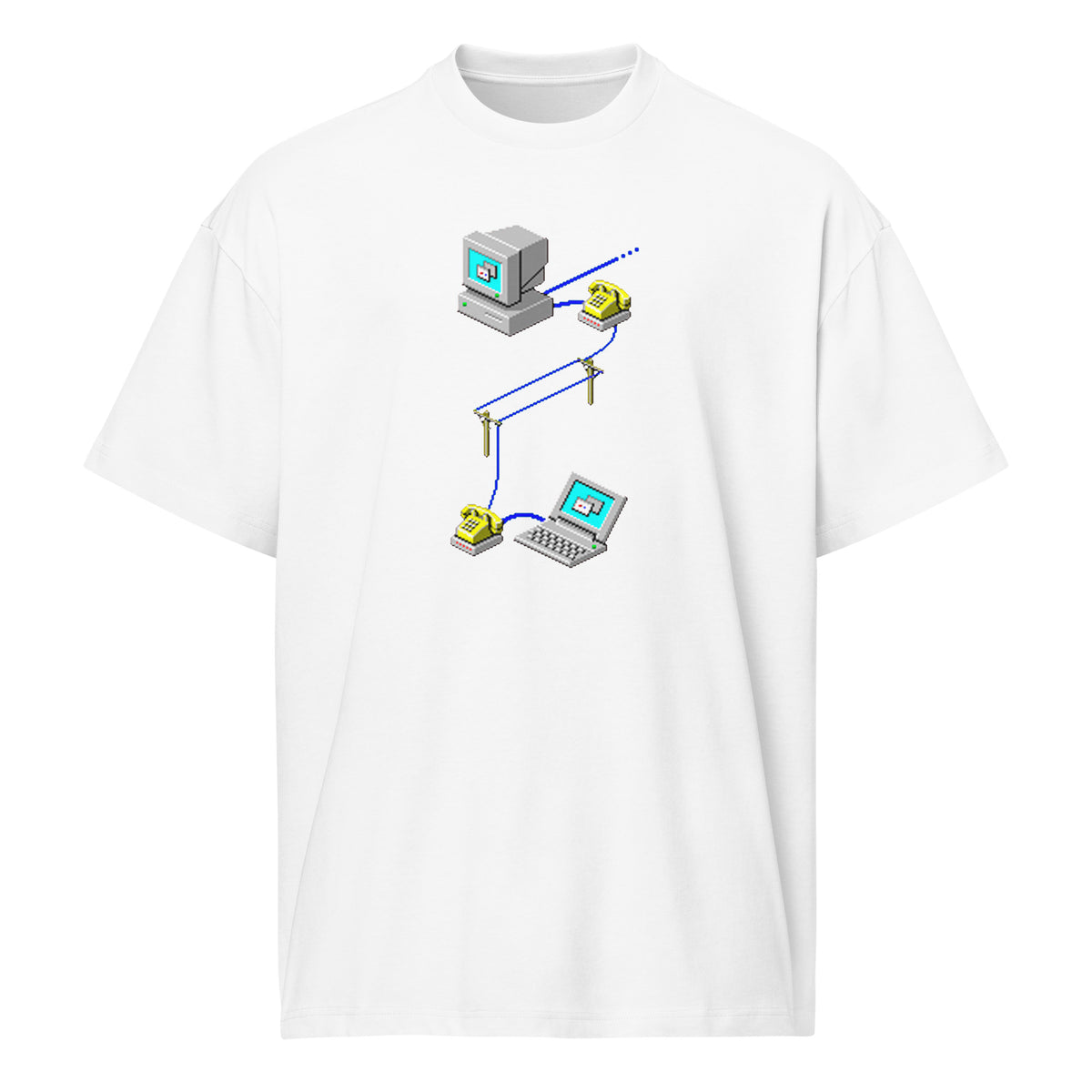 Dial-Up Connection Retro Tee - Men’s box tee