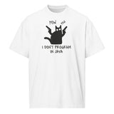 I Don’t Program in Java - Men’s box tee