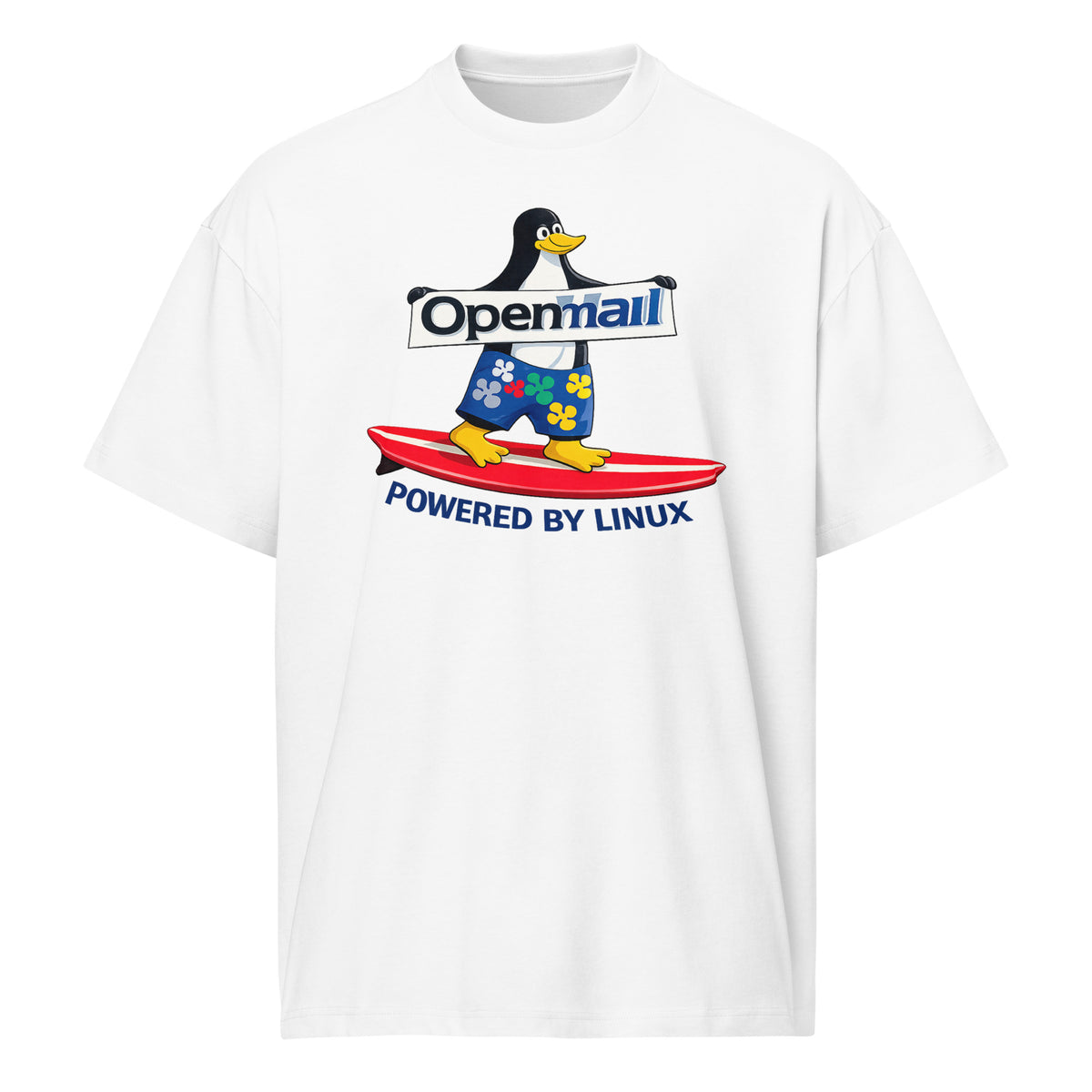 Openmail – Powered by Linux - Men’s box tee