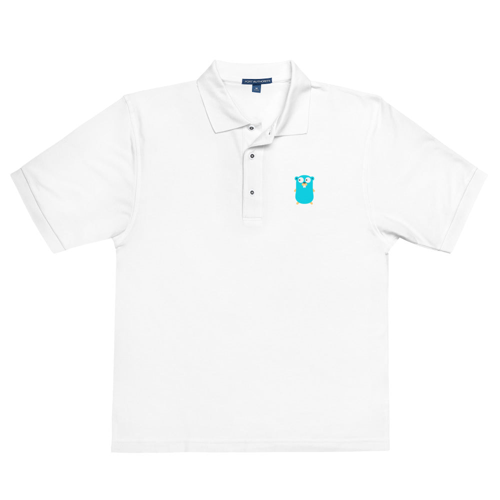Golang Gopher - Men's Premium Polo