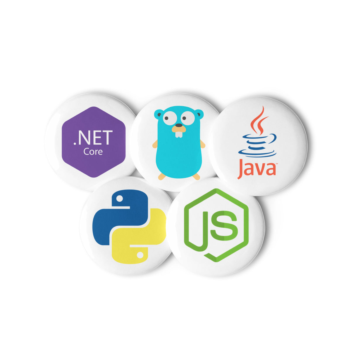 Backend - Set of pin buttons