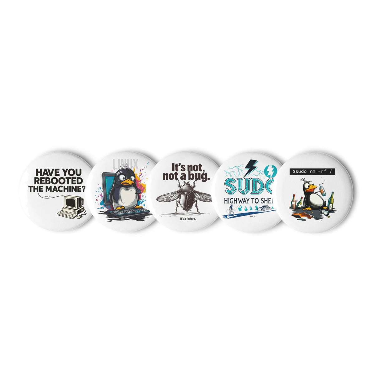 I.T - Set of pin buttons