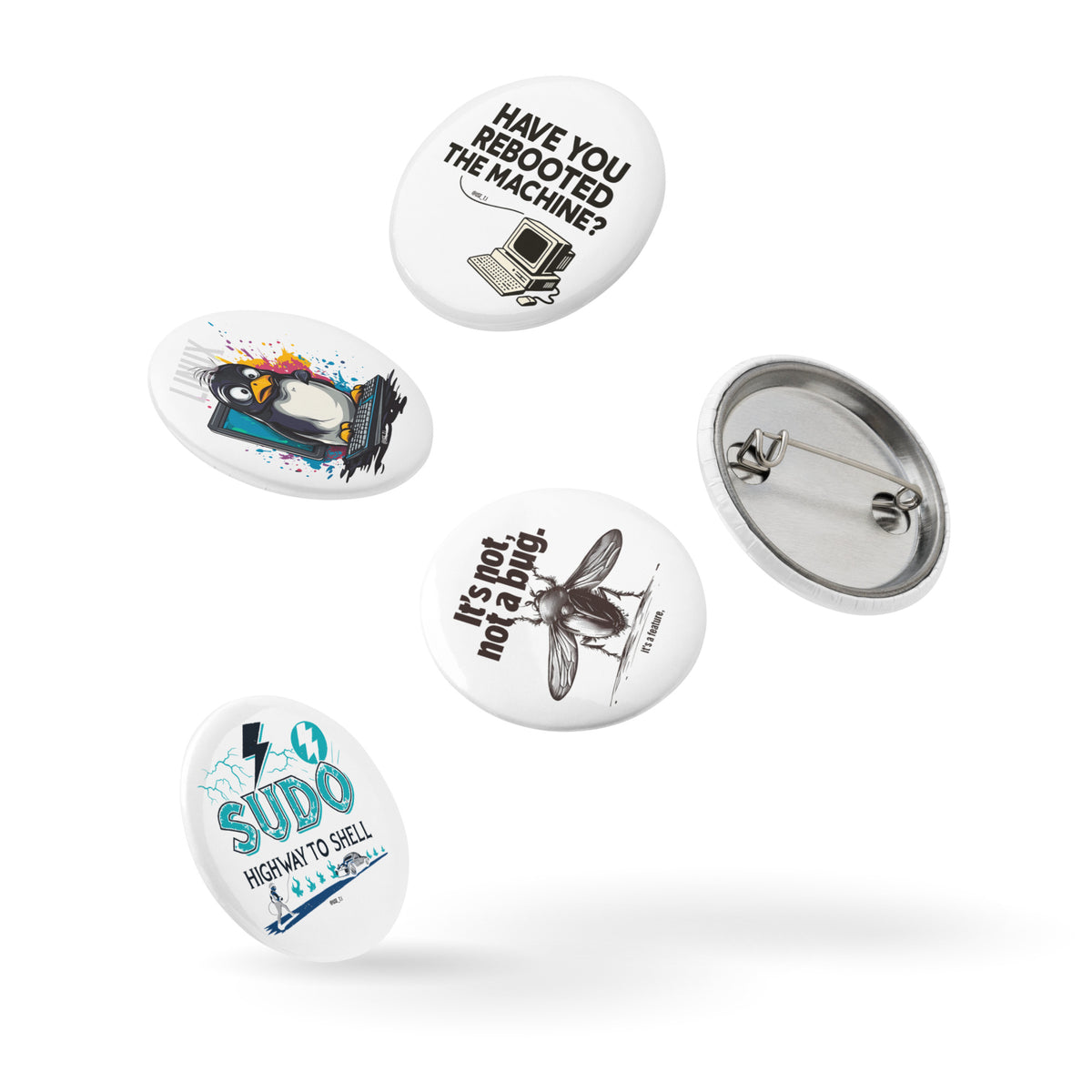 I.T - Set of pin buttons