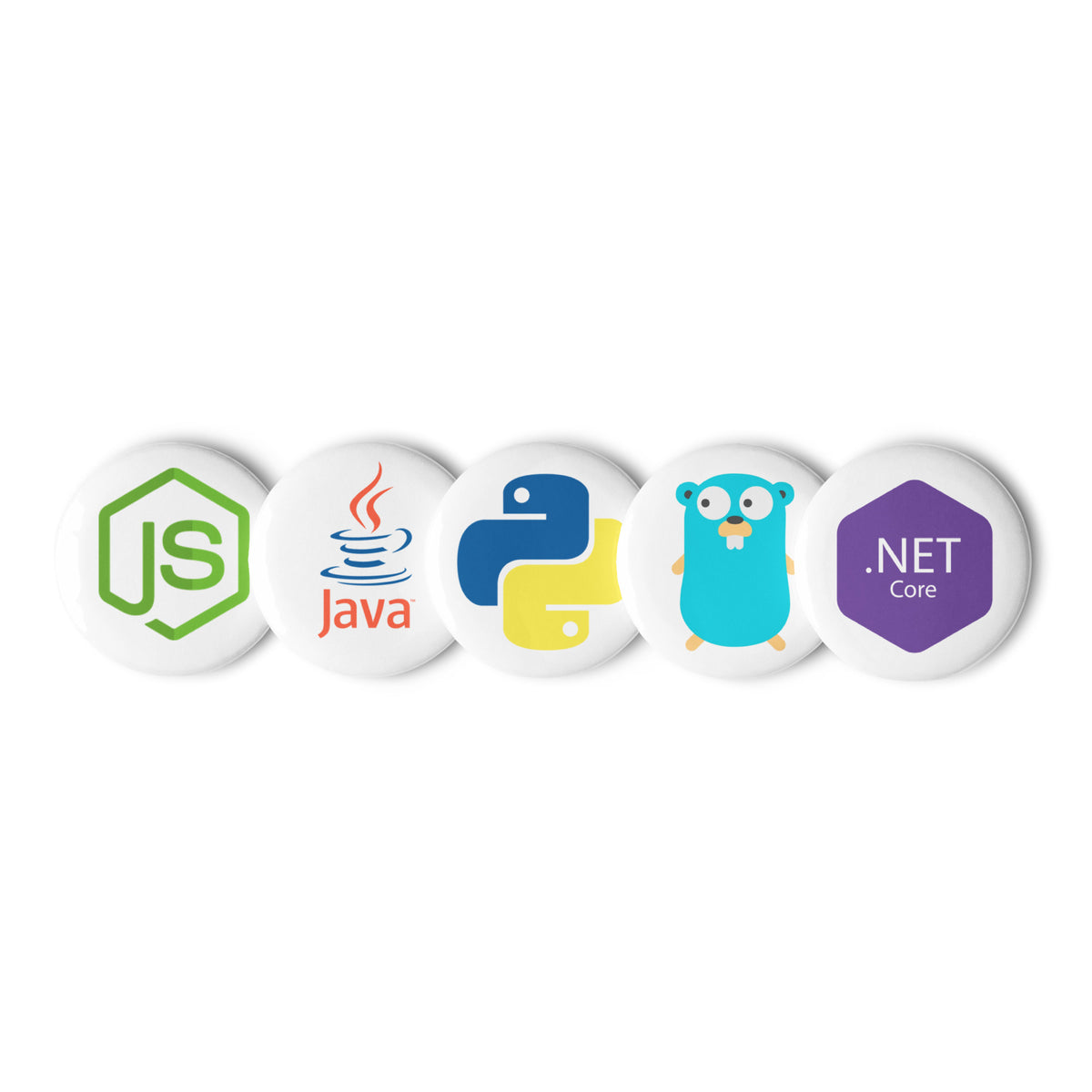 Backend - Set of pin buttons