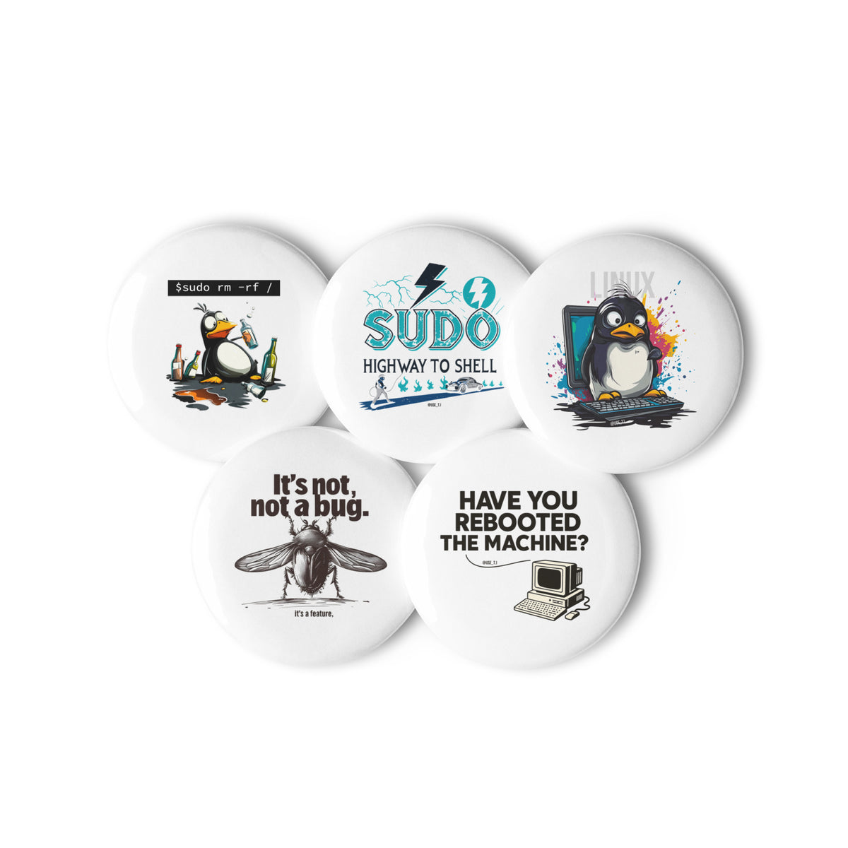 I.T - Set of pin buttons