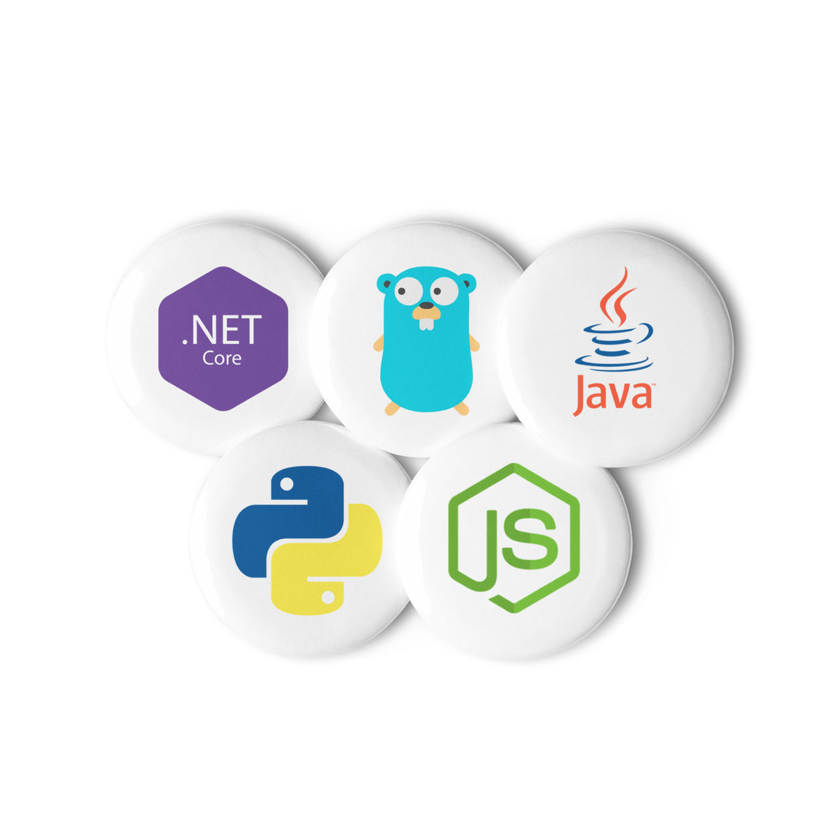 Backend - Set of pin buttons