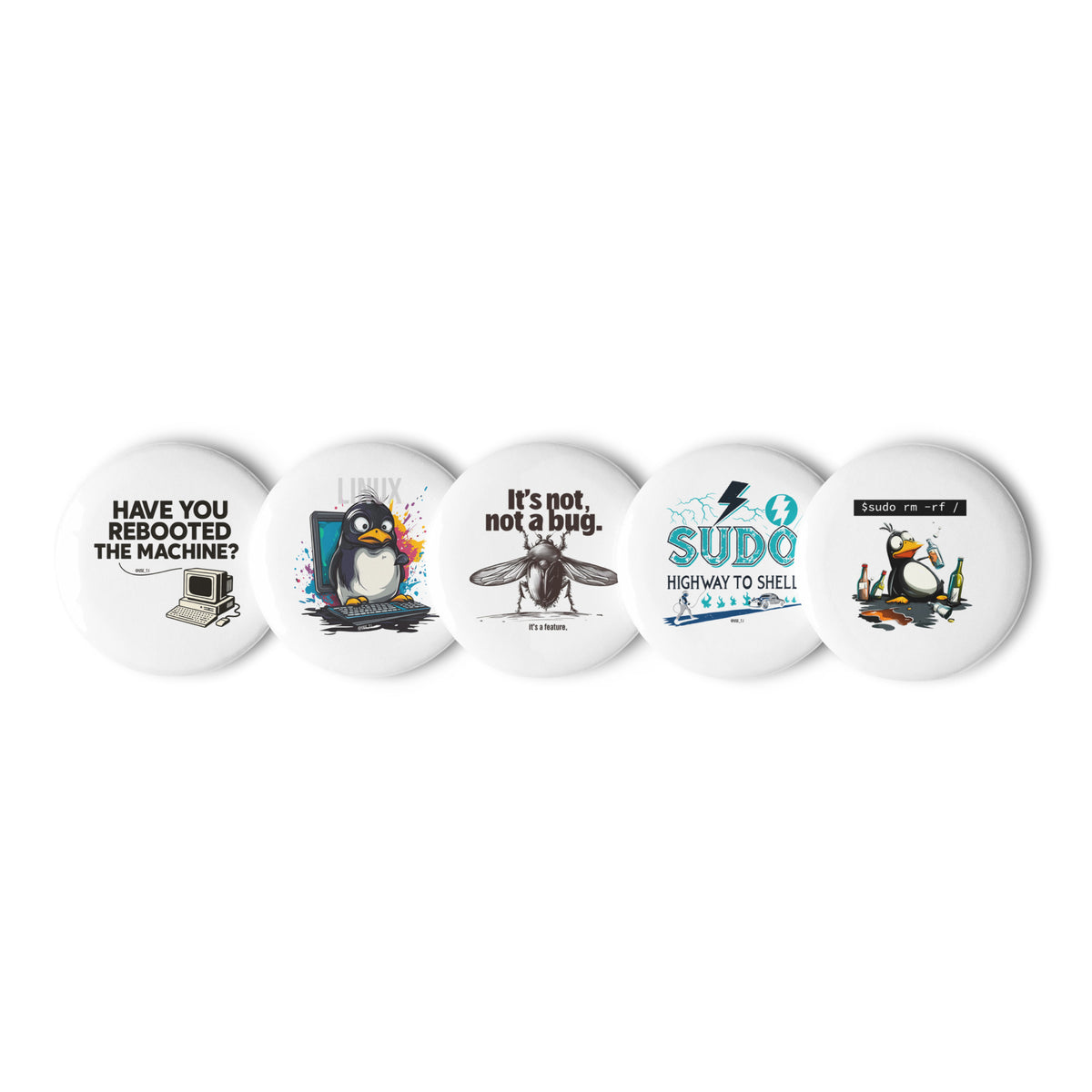 I.T - Set of pin buttons