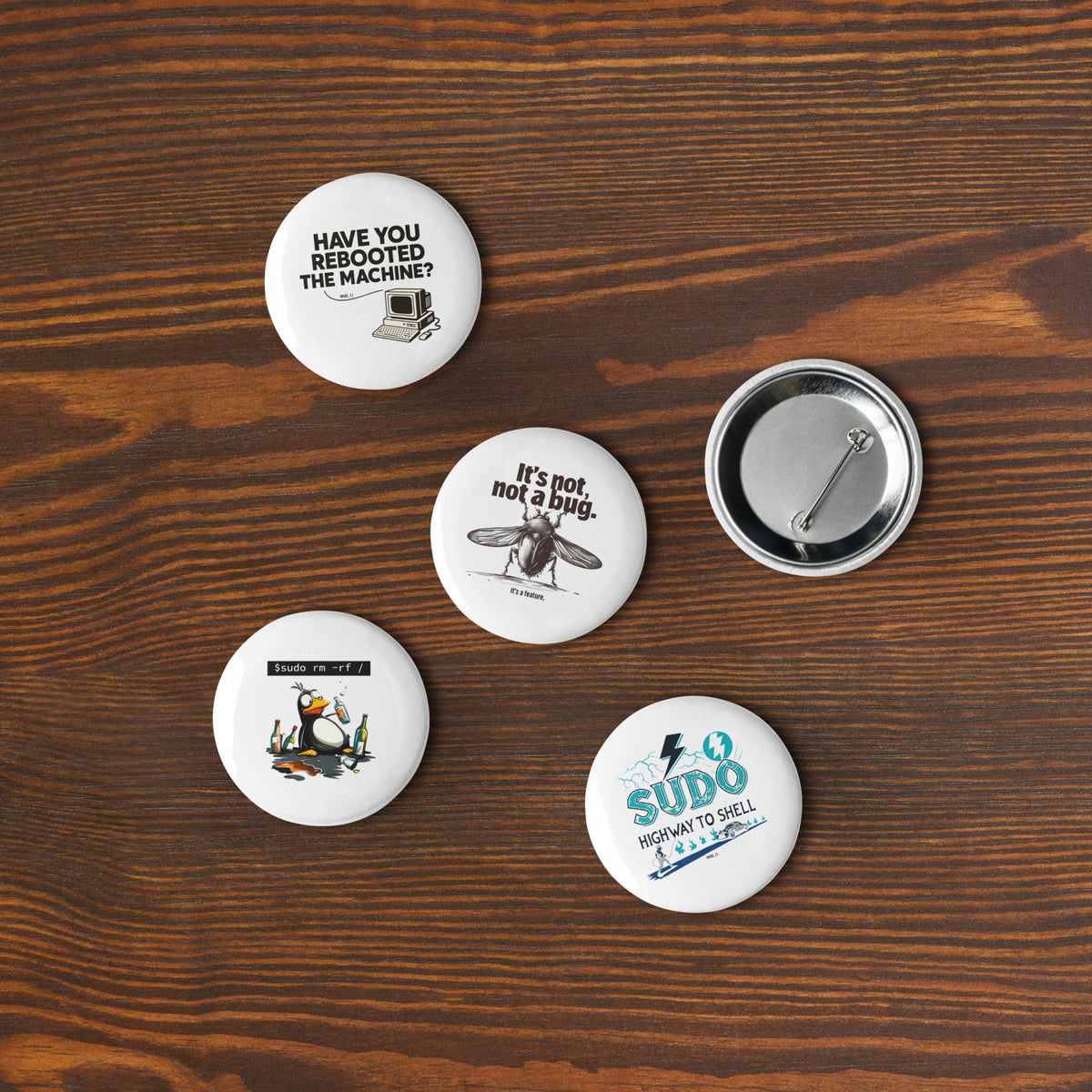 I.T - Set of pin buttons