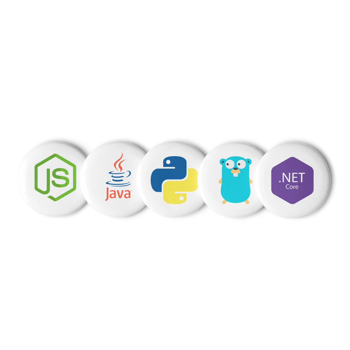 Backend - Set of pin buttons