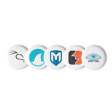 Cyber Security - Set of pin buttons