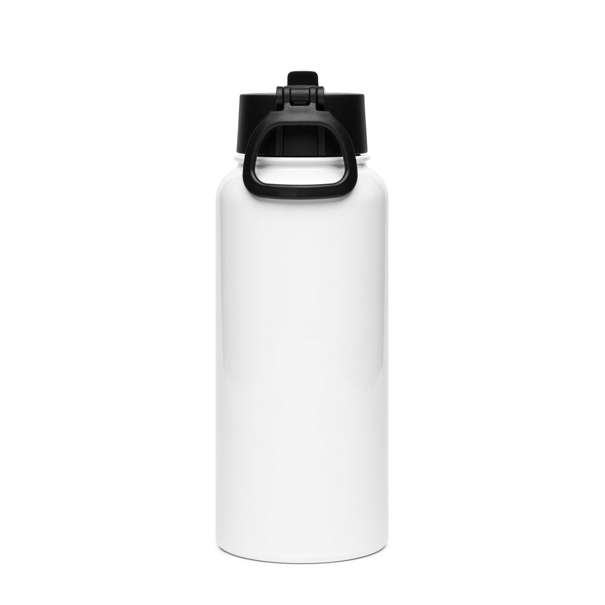 VLANs - Stainless steel water bottle with a straw lid