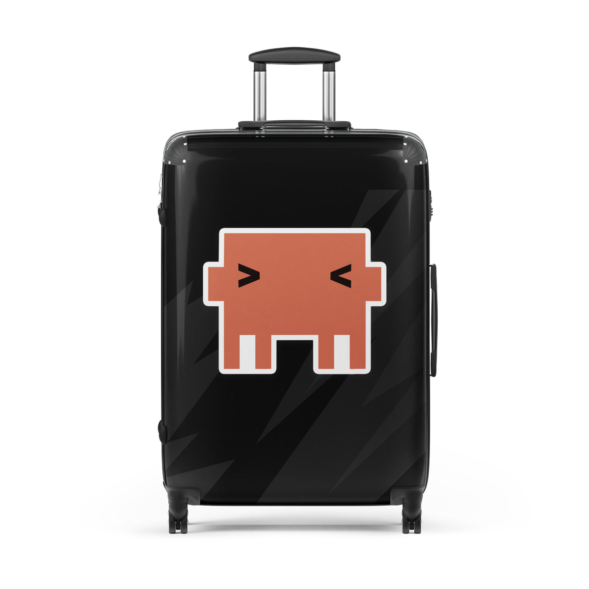 Claude Pixel Mascot - Hard-shell suitcase