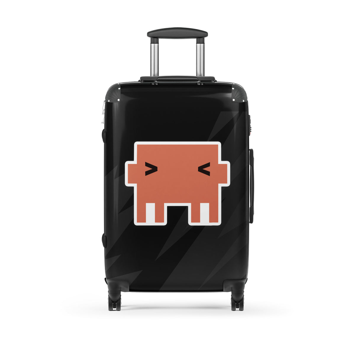 Claude Pixel Mascot - Hard-shell suitcase