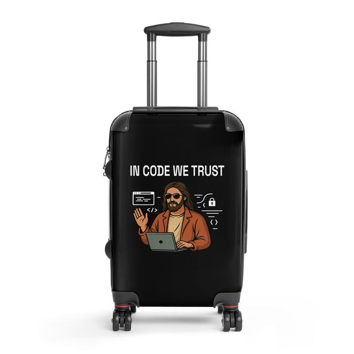 In Code We Trust - Hard-shell suitcase