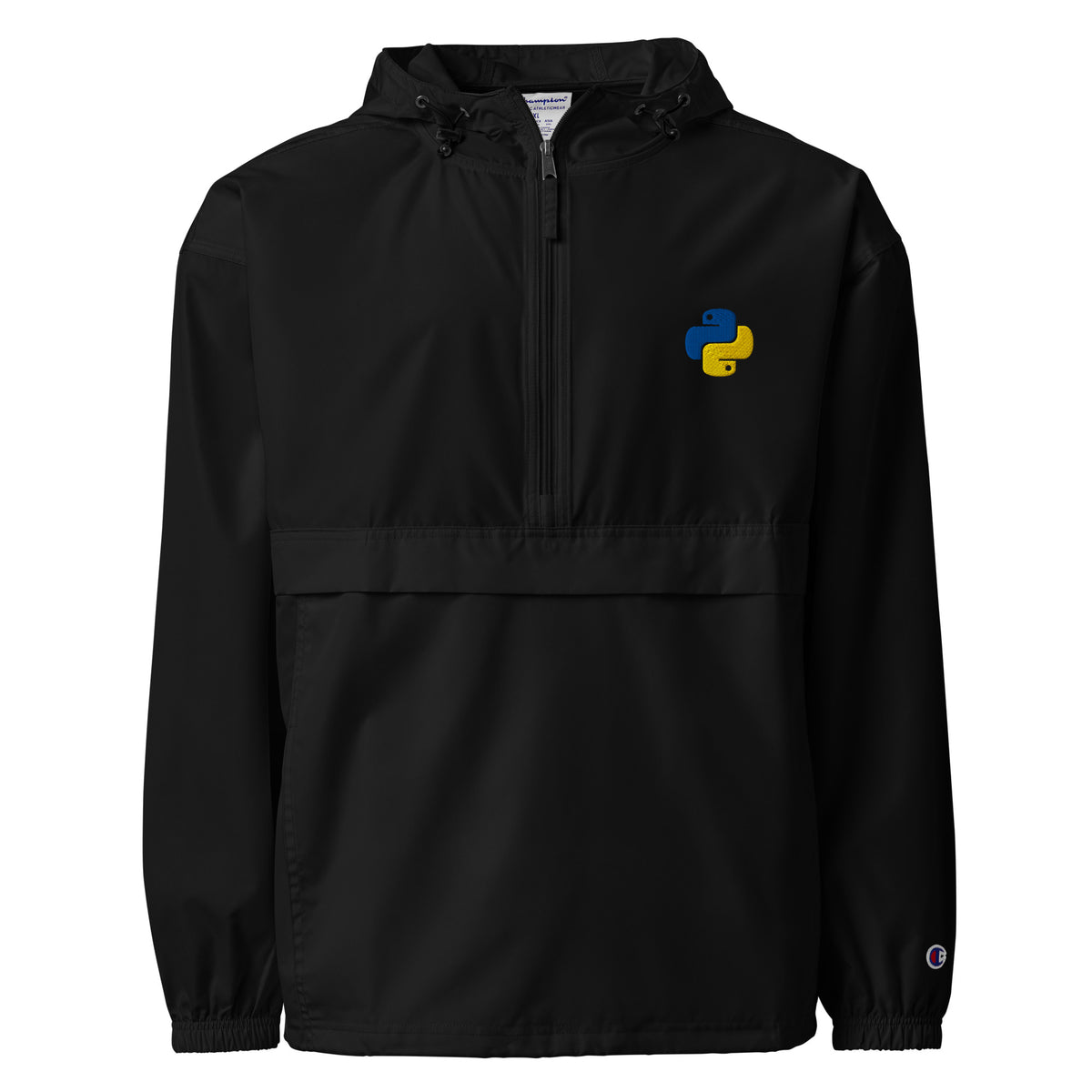 Python Logo - Embroidered Champion Packable Jacket
