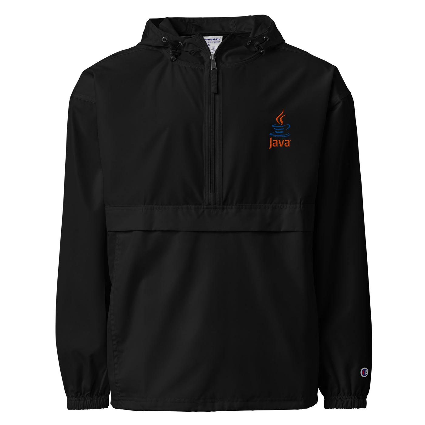 Java Logo - Embroidered Champion Packable Jacket