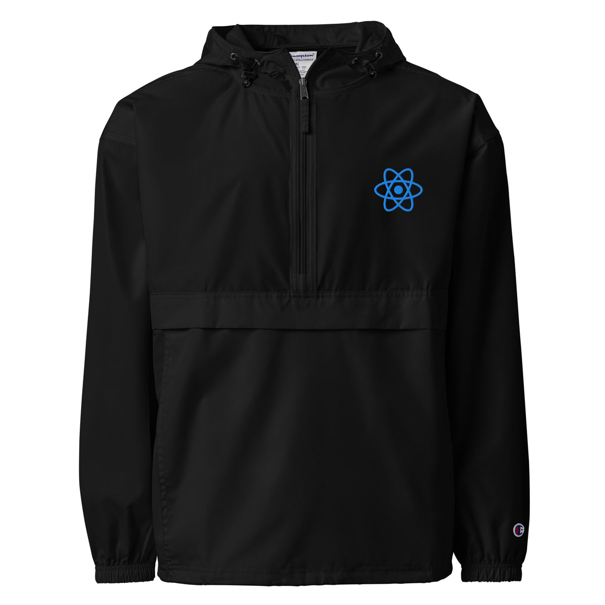 React Native Logo  - Embroidered Champion Packable Jacket