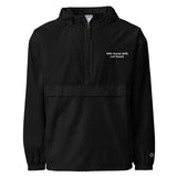 404: Social skills not found. - Embroidered Champion Packable Jacket