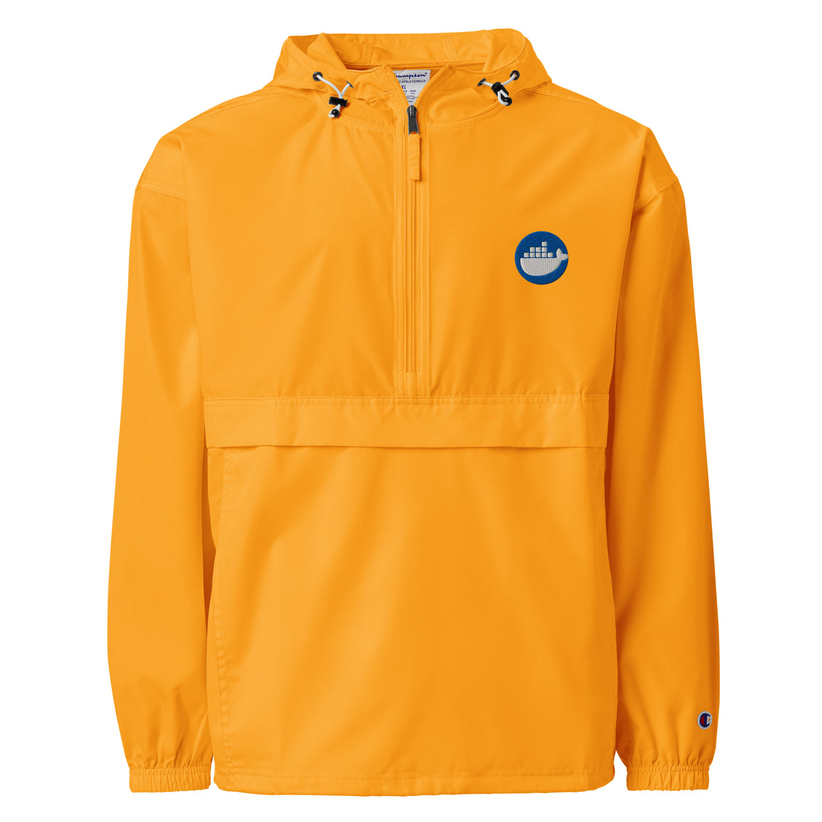 Docker Logo - Embroidered Champion Packable Jacket