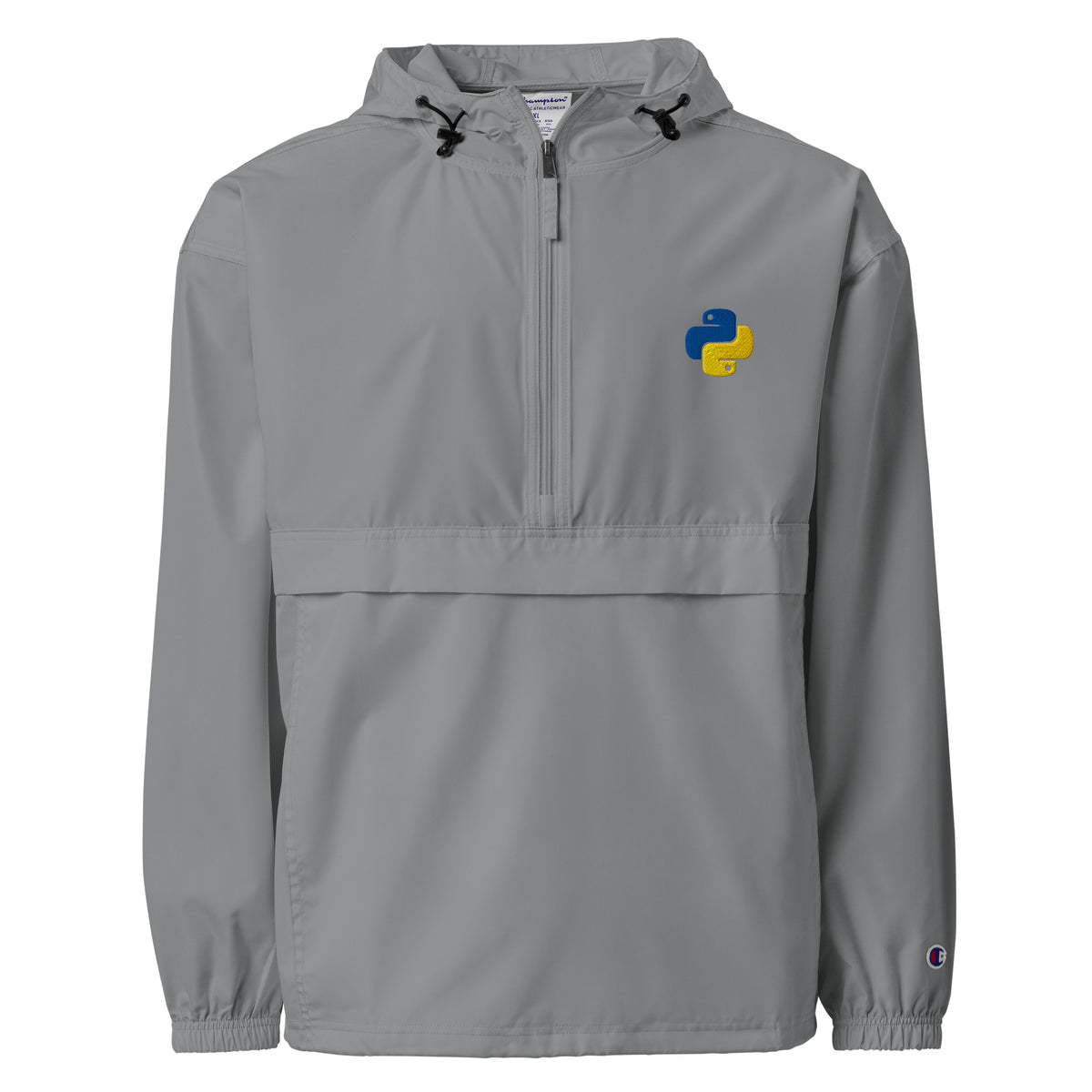 Python Logo - Embroidered Champion Packable Jacket