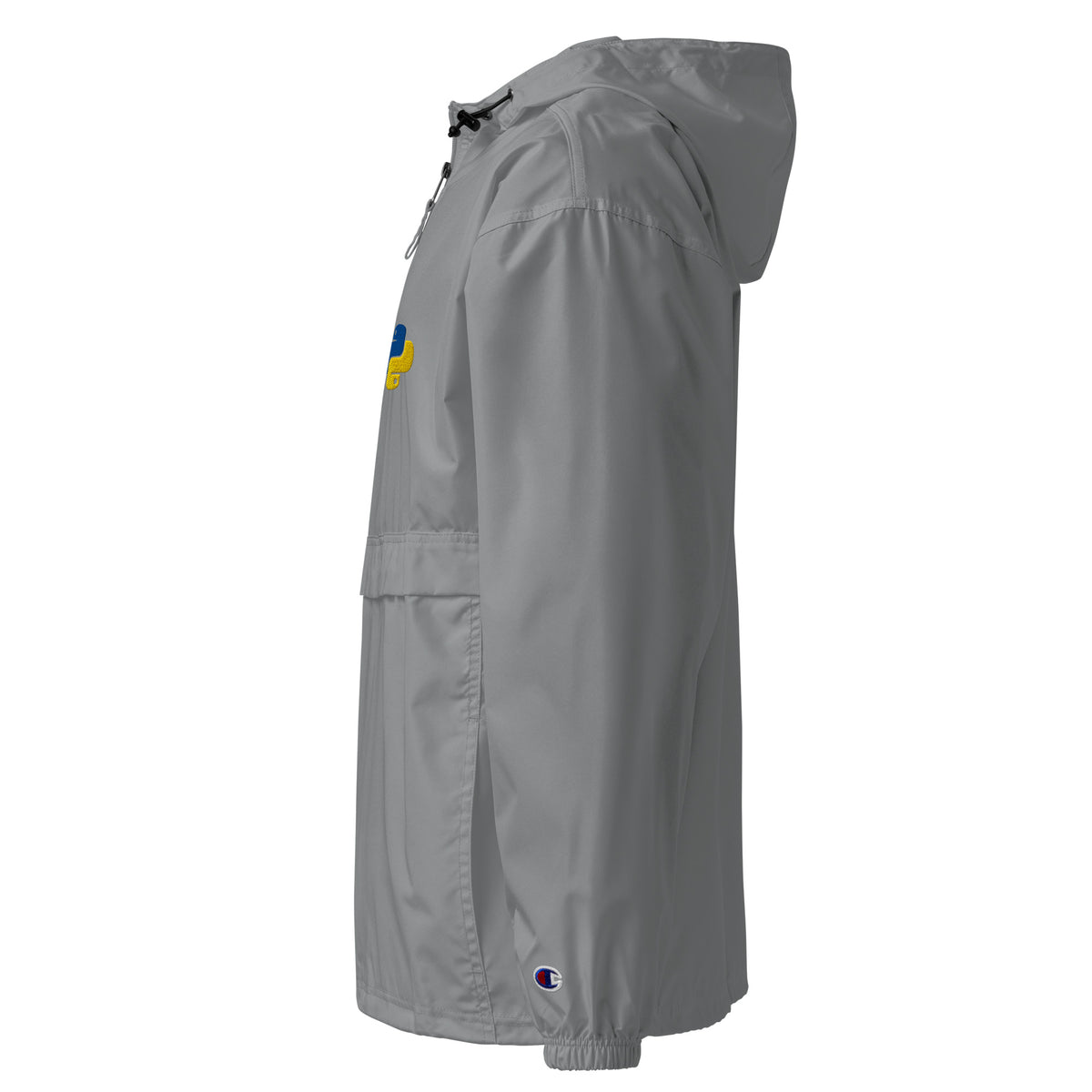 Python Logo - Embroidered Champion Packable Jacket