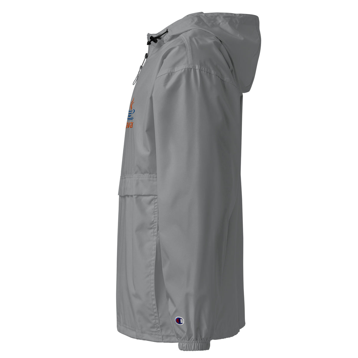 Java Logo - Embroidered Champion Packable Jacket
