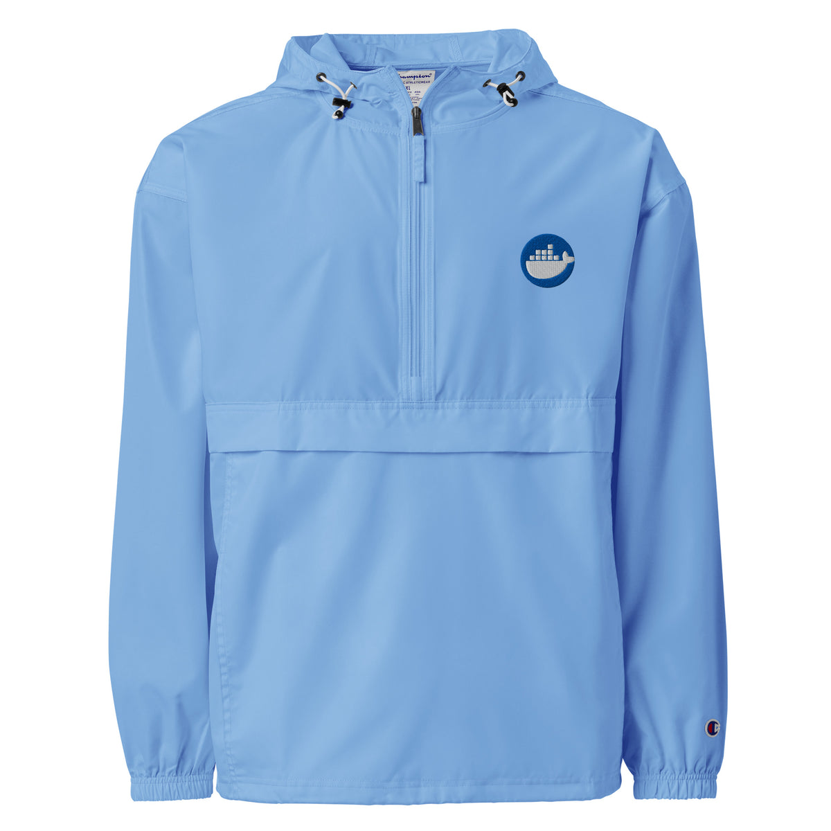 Docker Logo - Embroidered Champion Packable Jacket