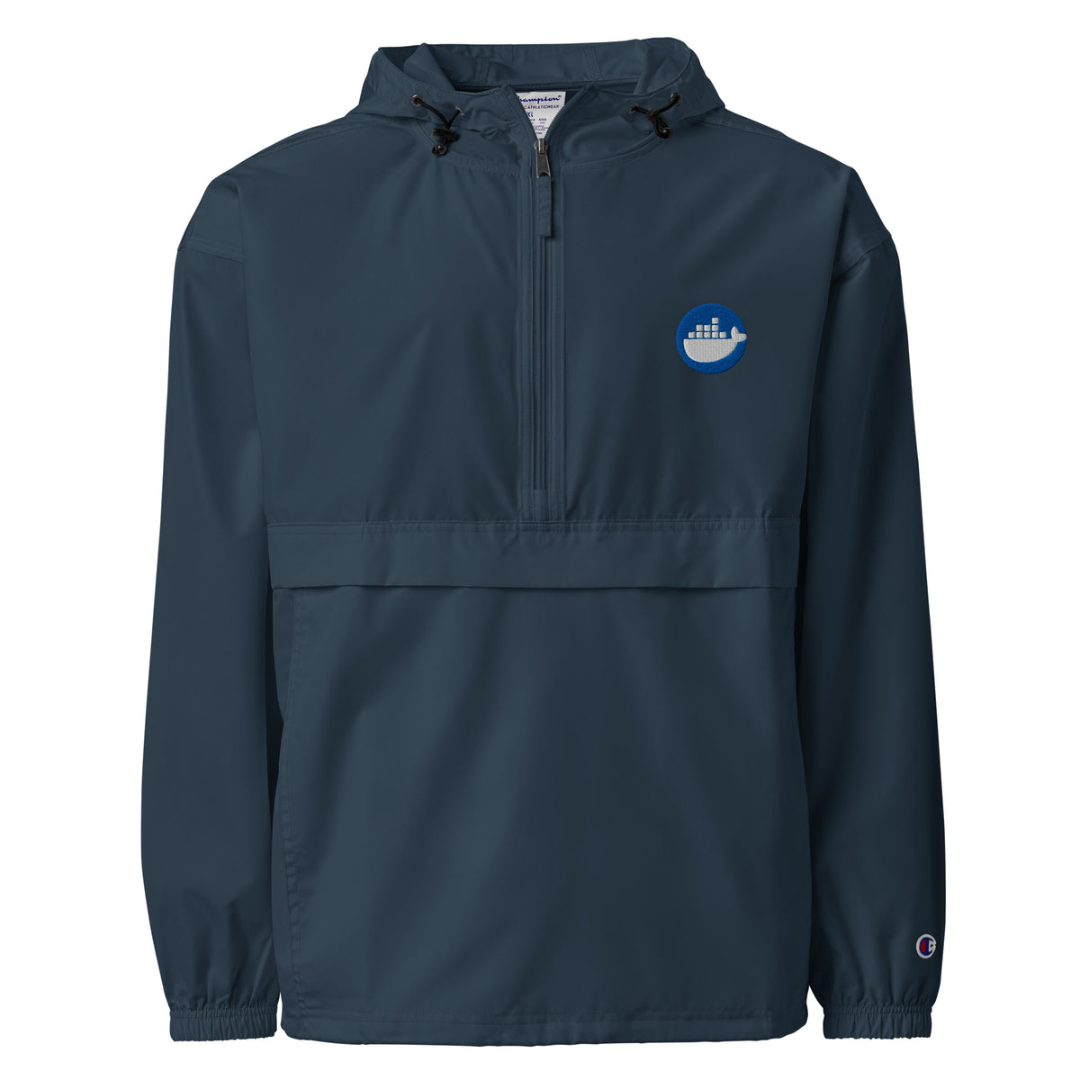 Docker Logo - Embroidered Champion Packable Jacket