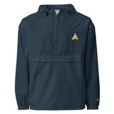 Tux Linux Logo - Embroidered Champion Packable Jacket